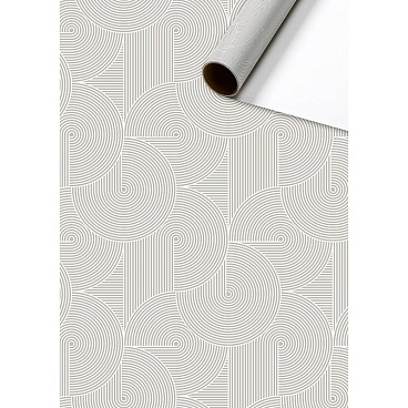 Бумага упаковочная Stewo Anteo, 0.7 x 1.5 м Бело-серый - 8